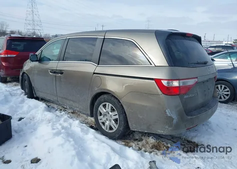 2012 Honda Odyssey Lx из США, поврежденный, VIN 5FNRL5H2XCB091866